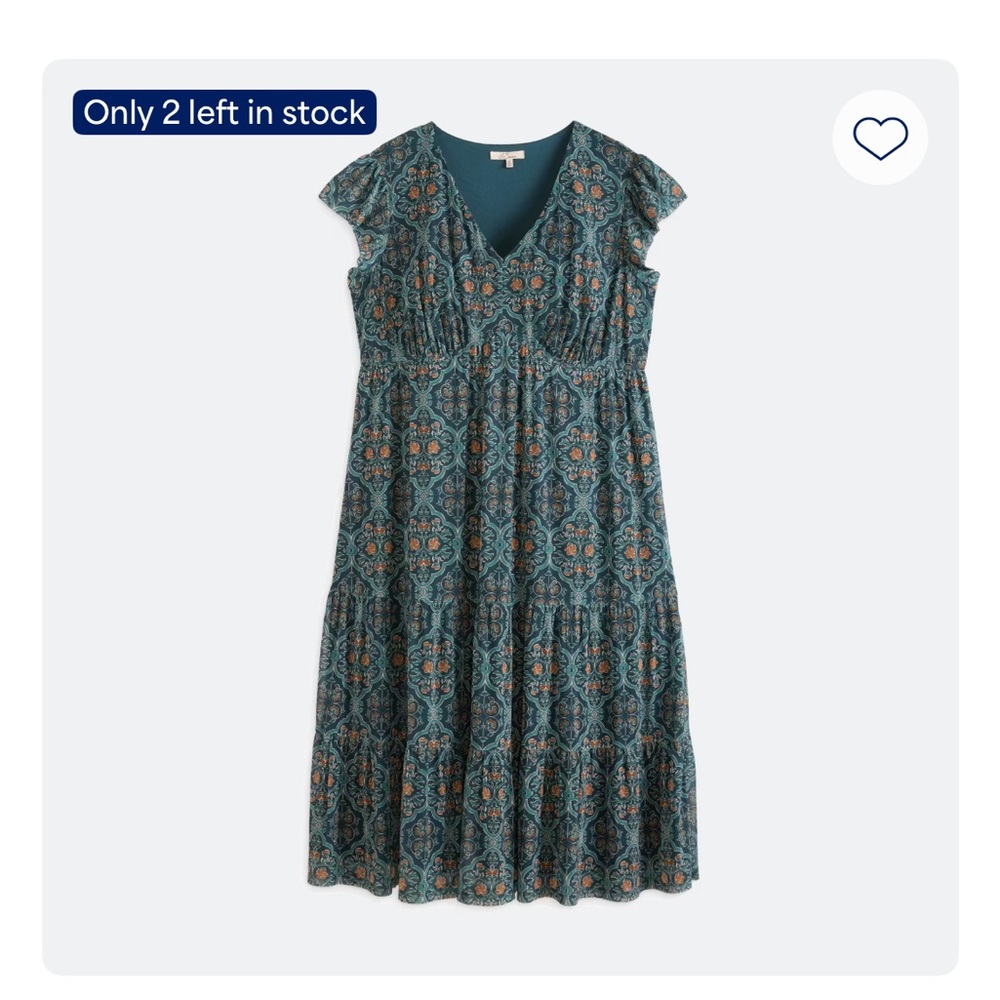 Floral Teal Dress